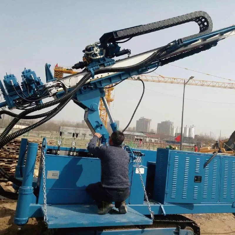 Crawler Type High Lift Anchor Drilling Rig
